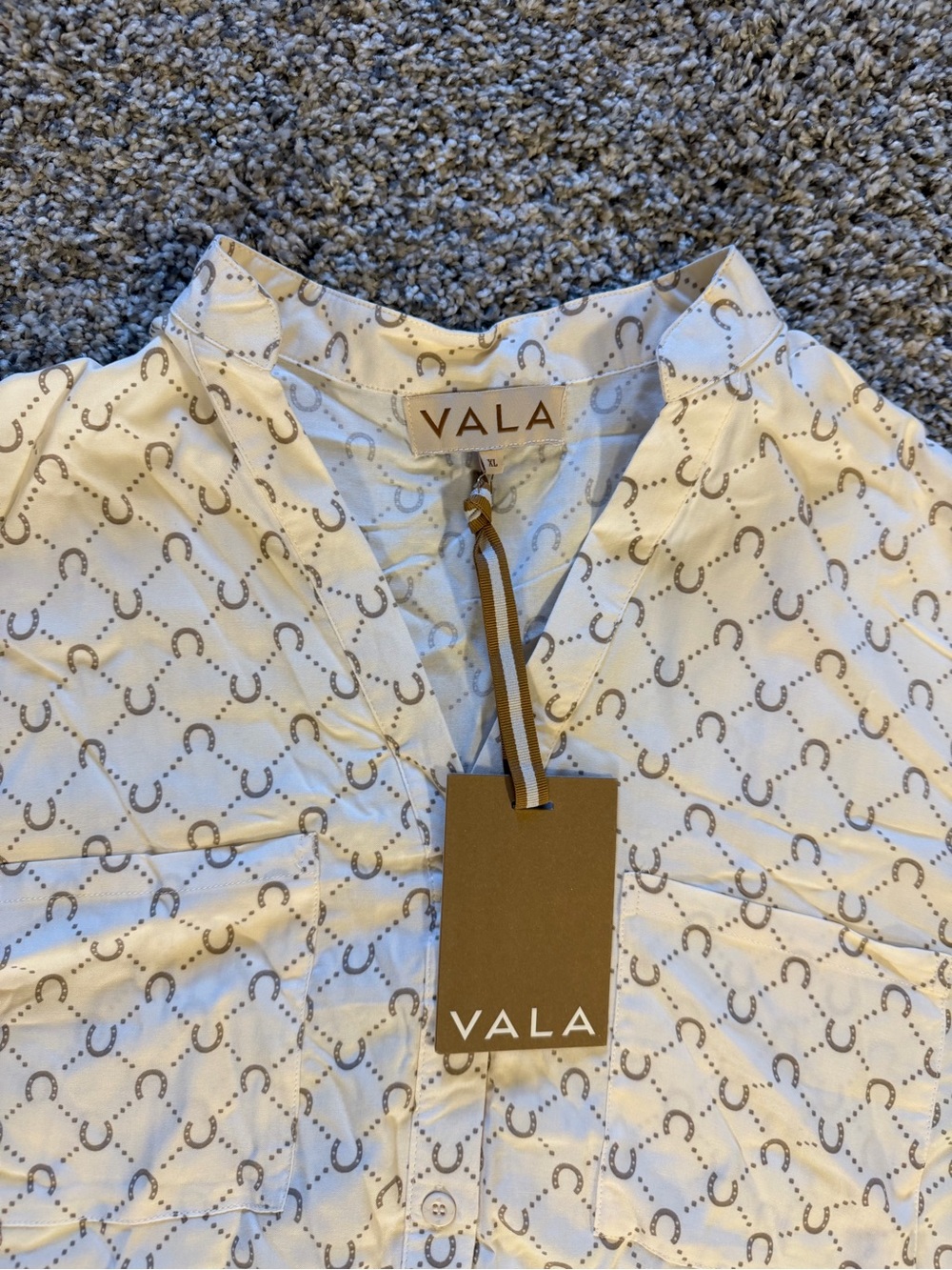 New Vala Horse Shoe Long Pajama Set, size XL. - Picture 5 of 10